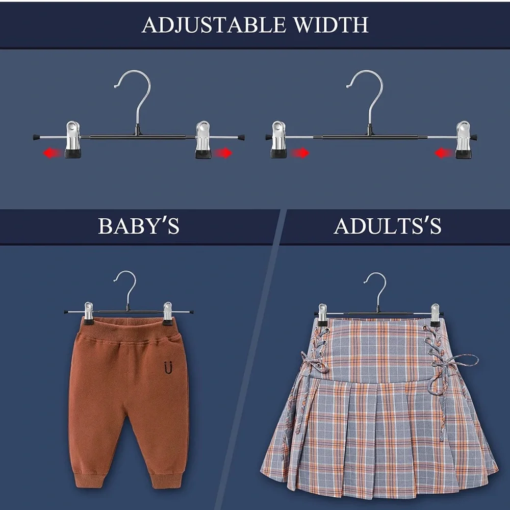 Set of 8 Pants Hangers